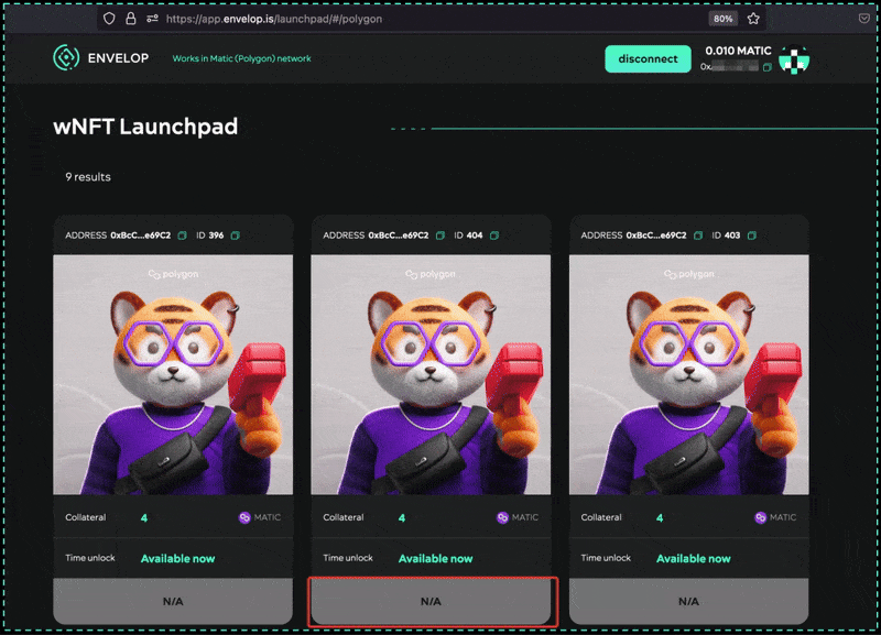 Launchpad example